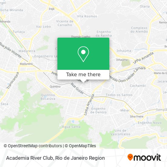 Mapa Academia River Club