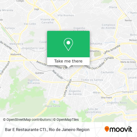 Mapa Bar E Restaurante CTI.