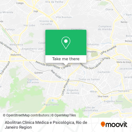 Mapa Abolitran Clínica Médica e Psicológica