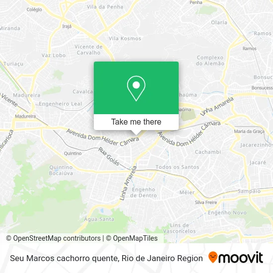 Seu Marcos cachorro quente map