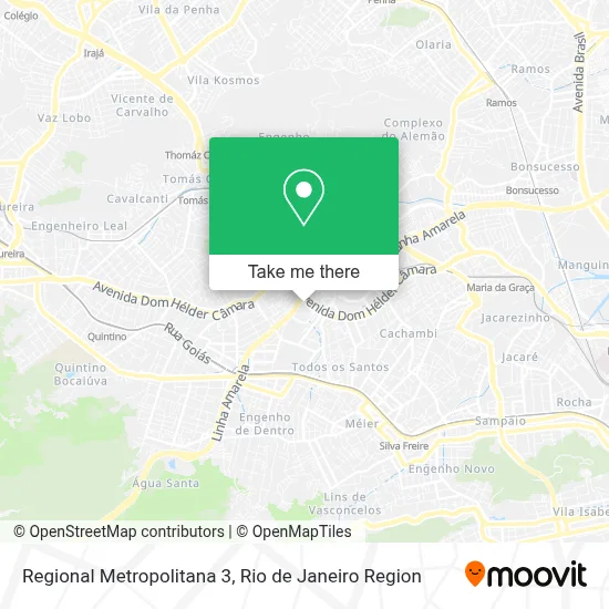 Regional Metropolitana 3 map