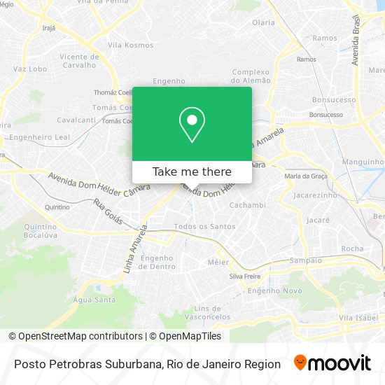 Mapa Posto Petrobras Suburbana
