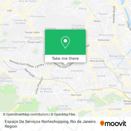 Espaço De Serviços Norteshopping map