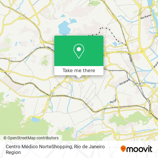 Centro Médico NorteShopping map