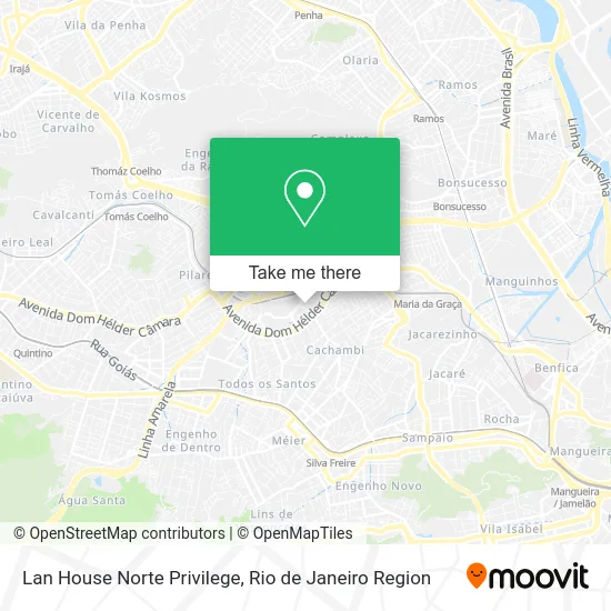 Lan House Norte Privilege map
