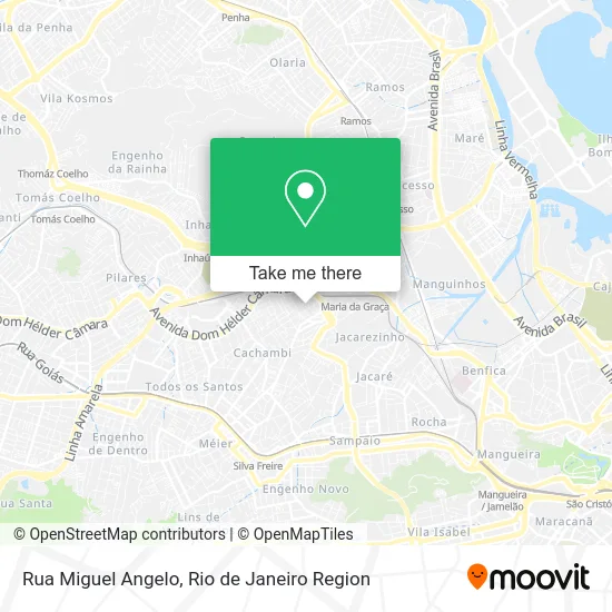 Rua Miguel Angelo map
