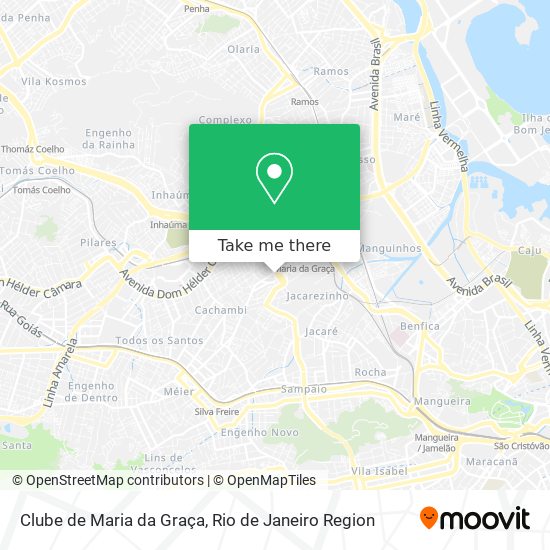 Clube de Maria da Graça map