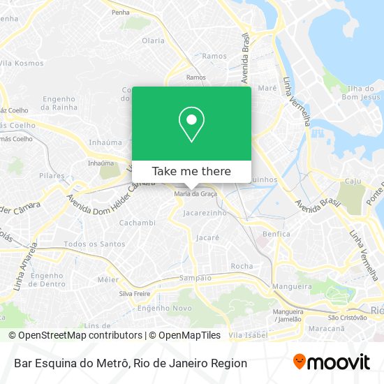 Bar Esquina do Metrô map