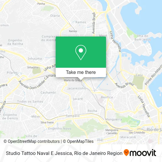 Studio Tattoo Naval E Jessica map