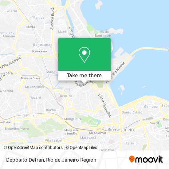 Depósito Detran map