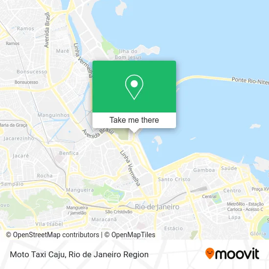 Moto Taxi Caju map