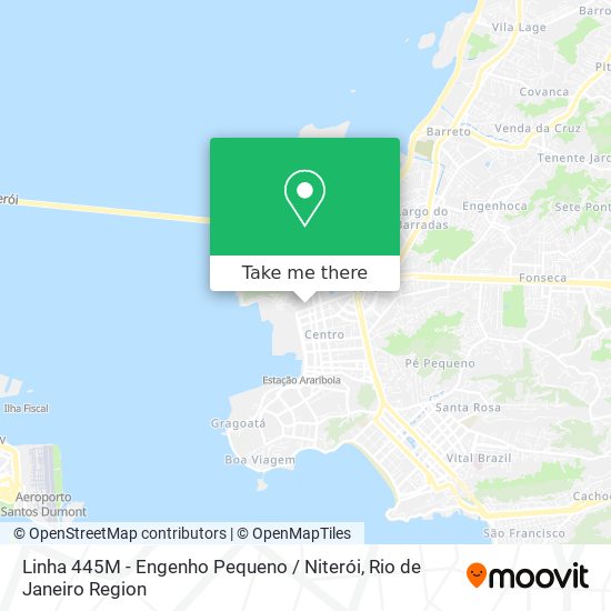 Linha 445M - Engenho Pequeno / Niterói map