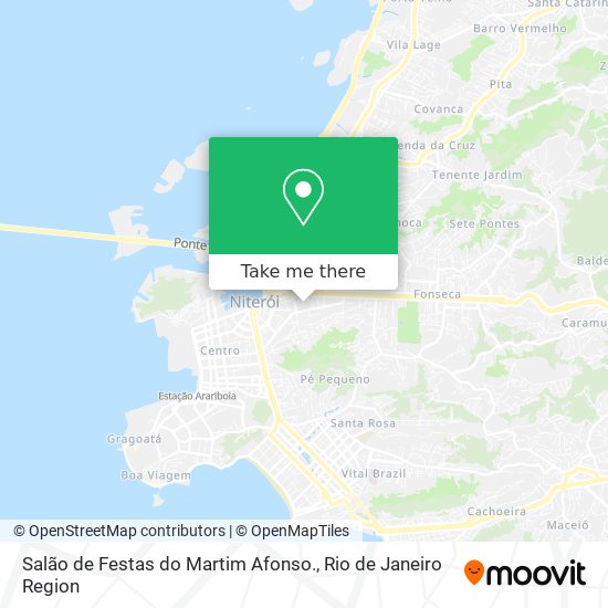 Mapa Salão de Festas do Martim Afonso.