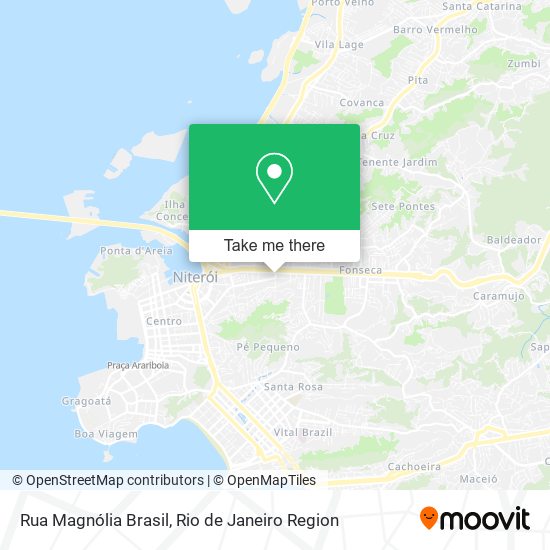 Rua Magnólia Brasil map