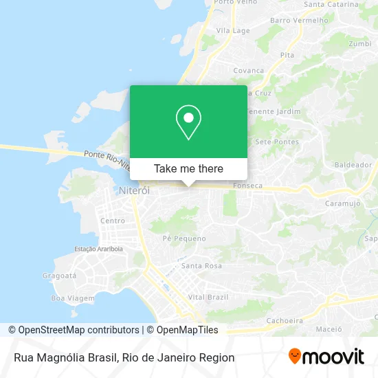 Rua Magnólia Brasil map