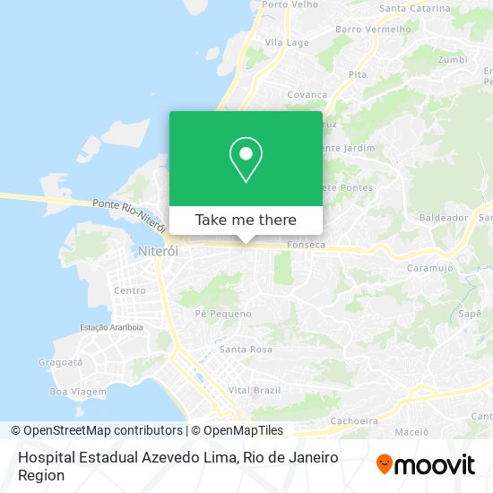 Hospital Estadual Azevedo Lima map