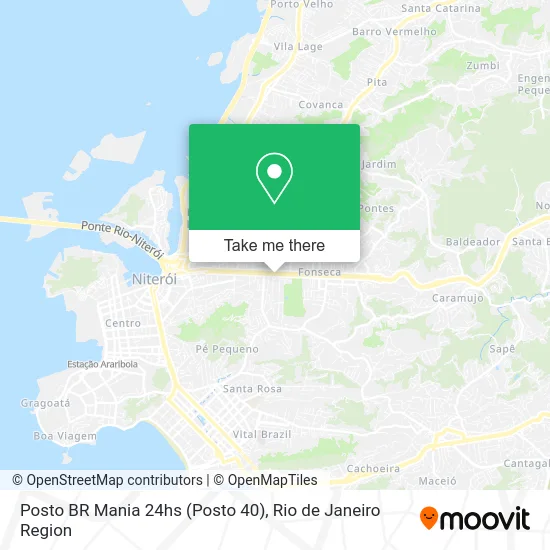 Posto BR Mania 24hs (Posto 40) map