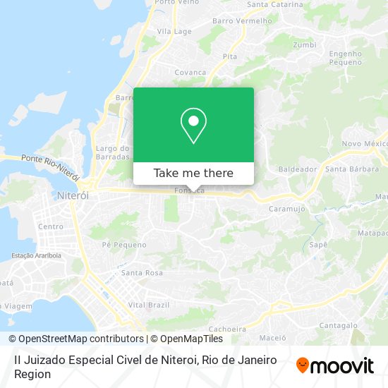 Mapa II Juizado Especial Civel de Niteroi