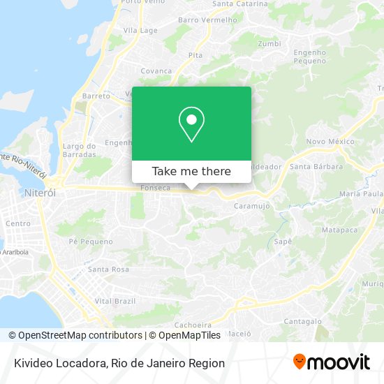 Mapa Kivideo Locadora