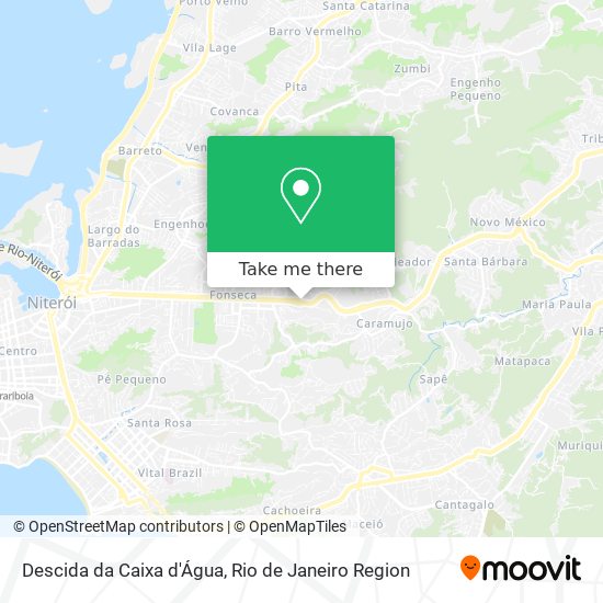 Descida da Caixa d'Água map