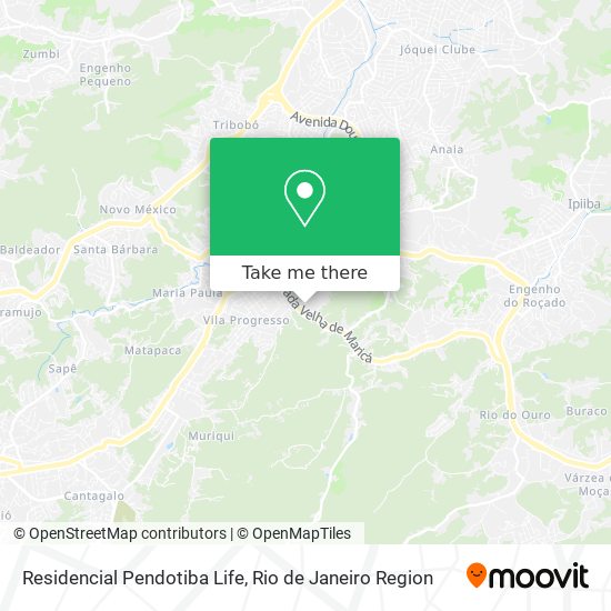 Residencial Pendotiba Life map