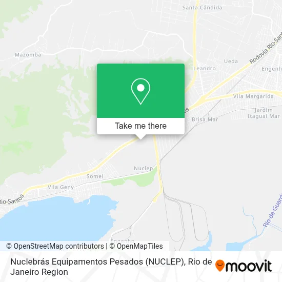Nuclebrás Equipamentos Pesados (NUCLEP) map