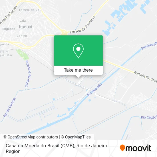 Casa da Moeda do Brasil (CMB) map