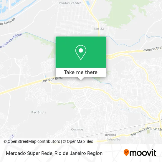 Mercado Super Rede map
