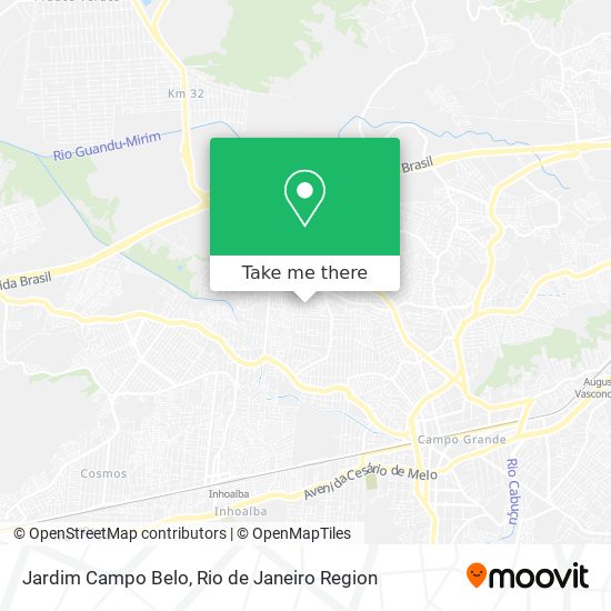 Jardim Campo Belo map