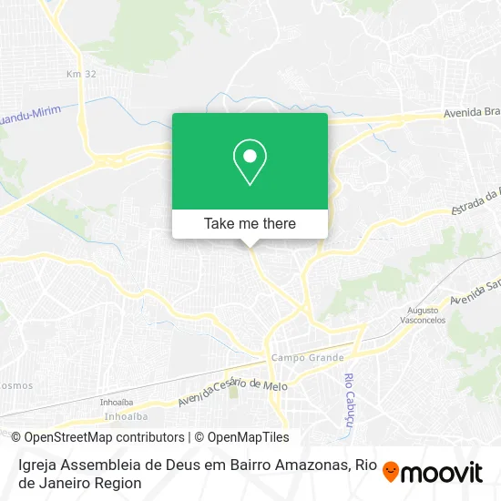 Igreja Assembleia de Deus em Bairro Amazonas map