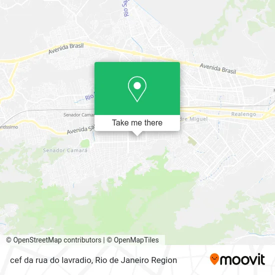 cef  da rua do lavradio map