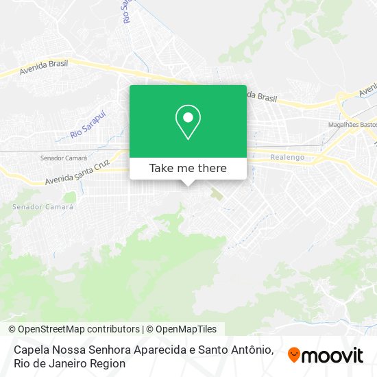 Capela Nossa Senhora Aparecida e Santo Antônio map