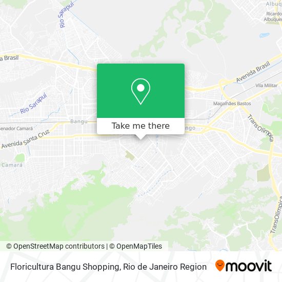Floricultura Bangu Shopping map