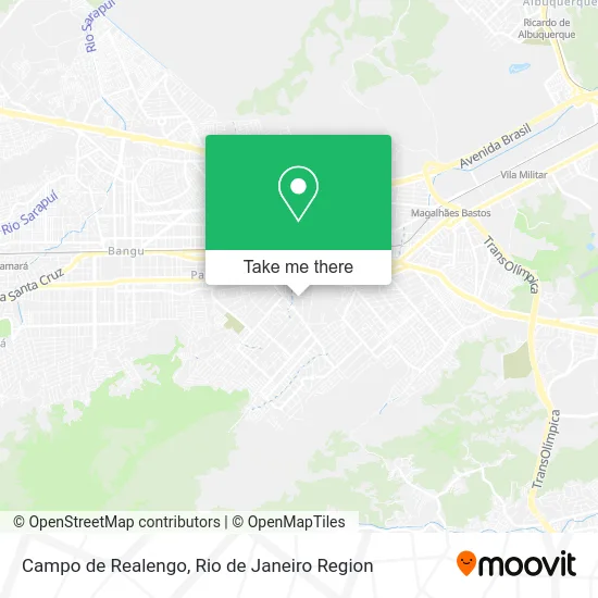 Campo de Realengo map
