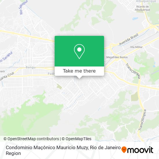 Mapa Condomínio Maçônico Maurício Muzy