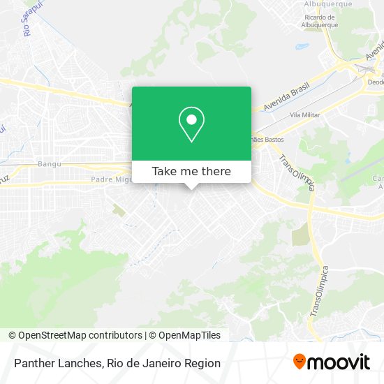 Mapa Panther Lanches