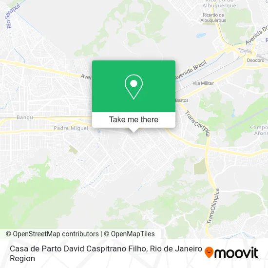 Casa de Parto David Caspitrano Filho map