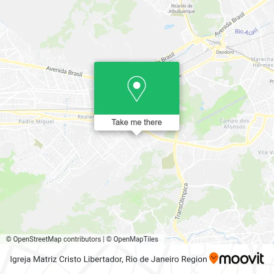 Igreja Matriz Cristo Libertador map