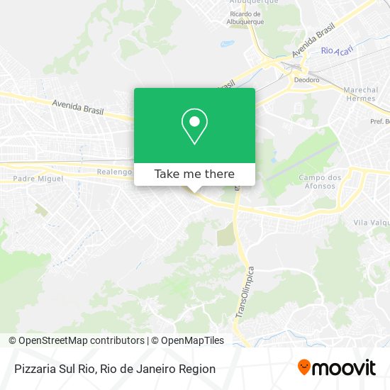 Pizzaria Sul Rio map