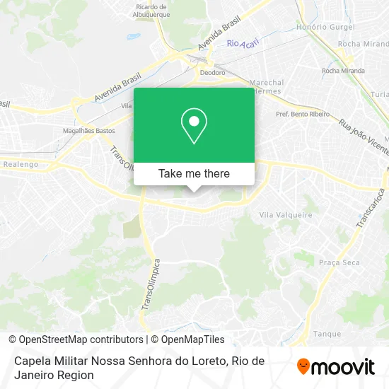 Capela Militar Nossa Senhora do Loreto map