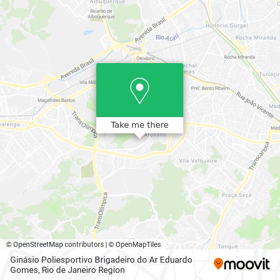 Ginásio Poliesportivo Brigadeiro do Ar Eduardo Gomes map