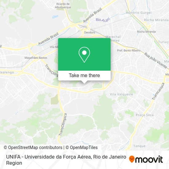 UNIFA - Universidade da Força Aérea map