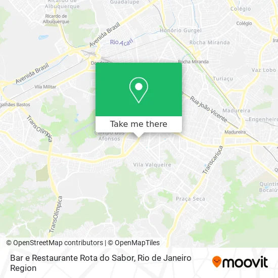 Bar e Restaurante Rota do Sabor map