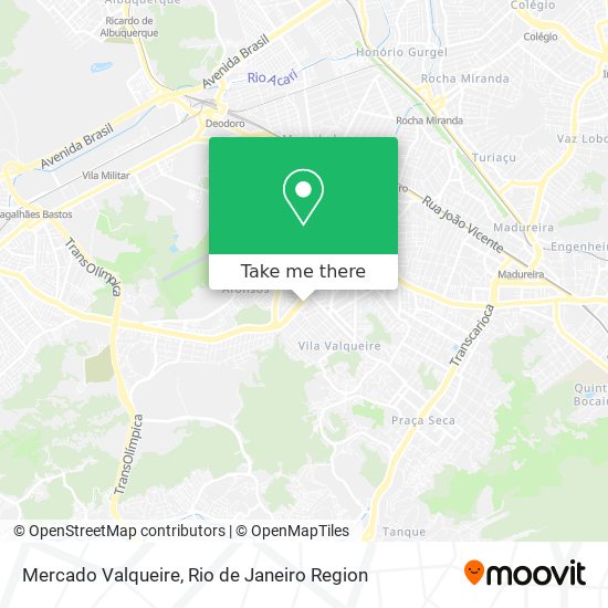 Mercado Valqueire map