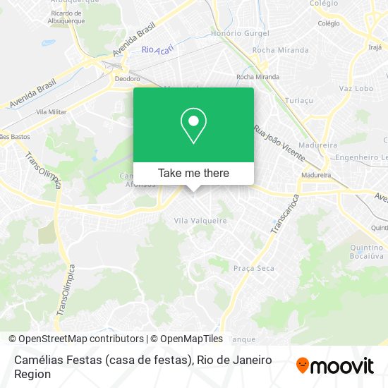 Mapa Camélias Festas (casa de festas)