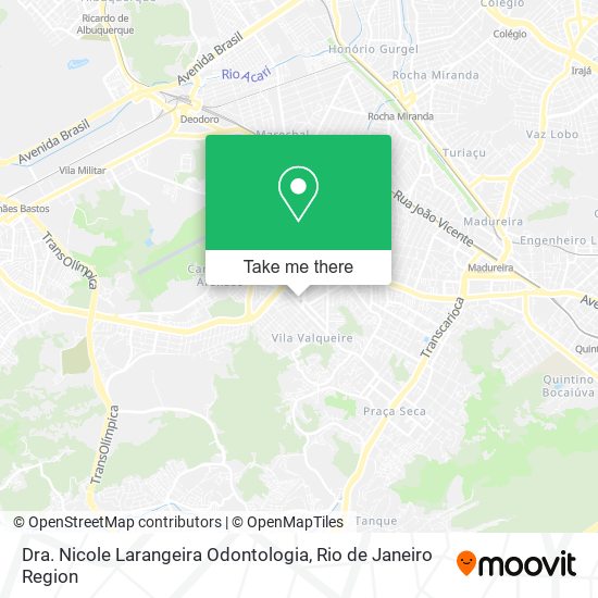 Dra. Nicole Larangeira Odontologia map