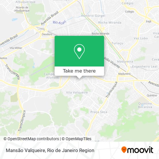 Mansão Valqueire map