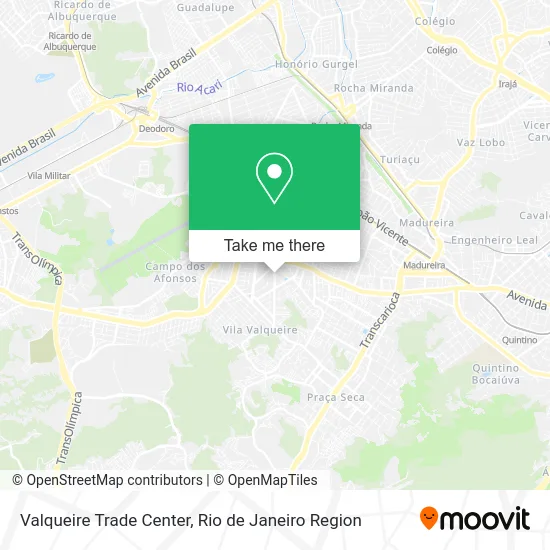 Valqueire Trade Center map
