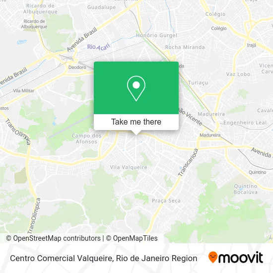 Centro Comercial Valqueire map