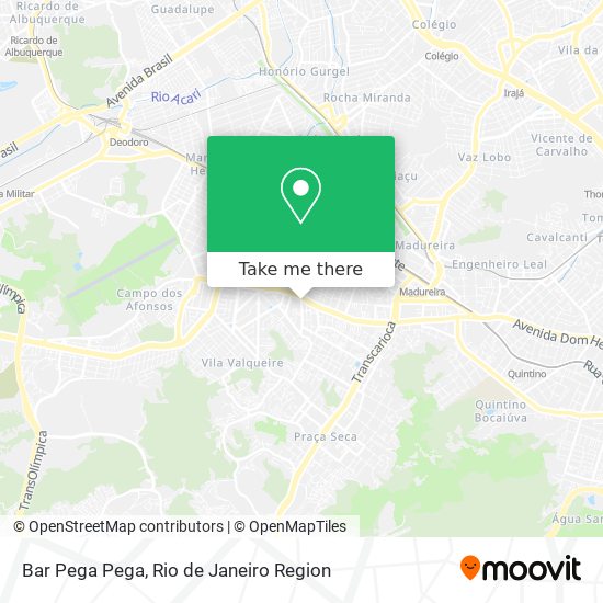 Bar Pega Pega map